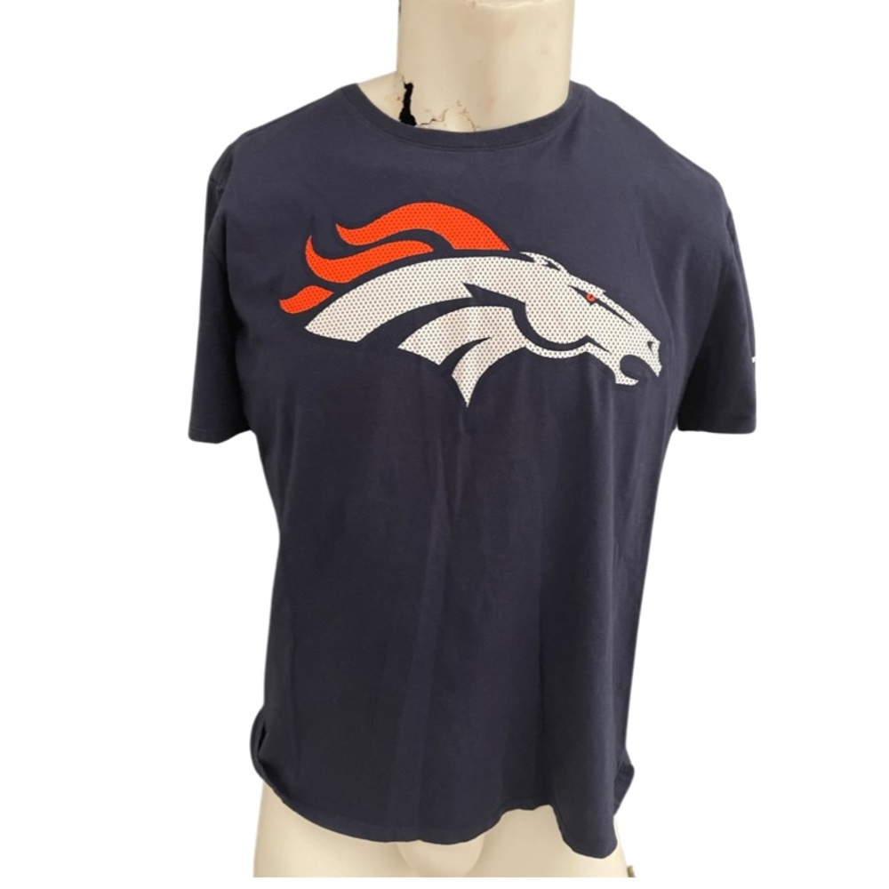 NIKE: Denver Broncos Logo Tee: AFC Playoffs: Bo Nix: Sutton: Unisex XL